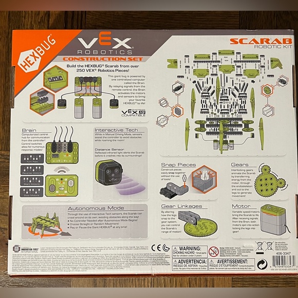 HEX Bug VEX Robotics Remote Controlled Construction Set - Scarab - New - Picture 4 of 4